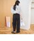 【定番/接触冷感/UVカット】イージービューティーワイドパンツ（WEB限定サイズあり）