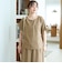 【再入荷/新色登場】【接触冷感/UVカット/セットアイテム】リネンタッチTブラウスセットアップ