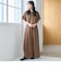 【再入荷/新色登場】【接触冷感/UVカット/セットアイテム】リネンタッチTブラウスセットアップ