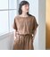【再入荷/新色登場】【接触冷感/UVカット/セットアイテム】リネンタッチTブラウスセットアップ