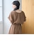 【再入荷/新色登場】【接触冷感/UVカット/セットアイテム】リネンタッチTブラウスセットアップ