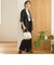リネン混カノコイージーワイドパンツ