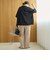 リネン混カノコイージーワイドパンツ