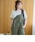シャーリング風コンパクト半袖Tシャツ