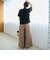 シャーリング風コンパクト半袖Tシャツ