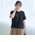 シャーリング風コンパクト半袖Tシャツ