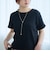 シャーリング風コンパクト半袖Tシャツ
