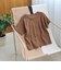 シャーリング風コンパクト半袖Tシャツ