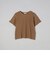 シャーリング風コンパクト半袖Tシャツ