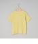 シャーリング風コンパクト半袖Tシャツ