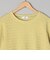 シャーリング風コンパクト半袖Tシャツ