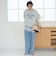 【汗染み軽減 / 接触冷感】裾レースドッキング アソートロゴプリントTシャツ