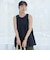 【Lipa（リパ）別注】ノースリーブ総刺繍ティアードブラウス