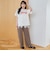 【汗染み軽減】 立体ロゴ風プリントTシャツ