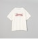 【汗染み軽減】 立体ロゴ風プリントTシャツ