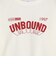 【汗染み軽減】 立体ロゴ風プリントTシャツ