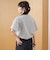 【汗染み軽減】 立体ロゴ風プリントTシャツ