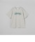 【汗染み軽減】 立体ロゴ風プリントTシャツ