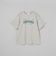 【汗染み軽減】 立体ロゴ風プリントTシャツ