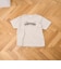 【汗染み軽減】 立体ロゴ風プリントTシャツ