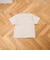 【汗染み軽減】 立体ロゴ風プリントTシャツ