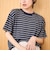 シアーマルチボーダーTシャツ