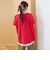 【DOMDOM（ドムドム）×coen】ワンポイント刺繍フットボールTシャツ