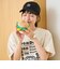 【DOMDOM（ドムドム）×coen】ロゴ刺繍ツイル6パネルキャップ