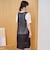 パッチワーク風 透かし編みメッシュニットロングジレ