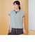 スラブボーダー フレンチスリーブTシャツ