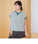 スラブボーダー フレンチスリーブTシャツ