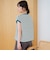 スラブボーダー フレンチスリーブTシャツ