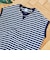スラブボーダー フレンチスリーブTシャツ