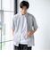 シアサッカーチェックシャツ