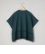 裾刺繍レース スキッパーシアーバンドカラーブラウス