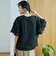 カットワークレース 袖切替デザインTシャツ