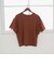 カットワークレース 袖切替デザインTシャツ