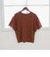 カットワークレース 袖切替デザインTシャツ