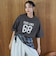 【汗染み軽減】アソートナンバリングロゴプリント オーバーサイズゆるTシャツ