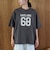 【汗染み軽減】アソートナンバリングロゴプリント オーバーサイズゆるTシャツ