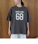 【汗染み軽減】アソートナンバリングロゴプリント オーバーサイズゆるTシャツ