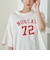【汗染み軽減】アソートナンバリングロゴプリント オーバーサイズゆるTシャツ