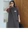 【汗染み軽減】アソートナンバリングロゴプリント ラグランTシャツワンピース