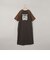【汗染み軽減】アソートナンバリングロゴプリント ラグランTシャツワンピース