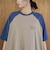 【汗染み軽減】アソートナンバリングロゴプリント ラグランTシャツワンピース