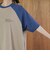 【汗染み軽減】アソートナンバリングロゴプリント ラグランTシャツワンピース