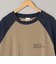 【汗染み軽減】アソートナンバリングロゴプリント ラグランTシャツワンピース