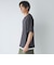 キーネックフェイクレイヤード半袖Tシャツ