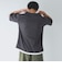 キーネックフェイクレイヤード半袖Tシャツ