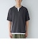 キーネックフェイクレイヤード半袖Tシャツ